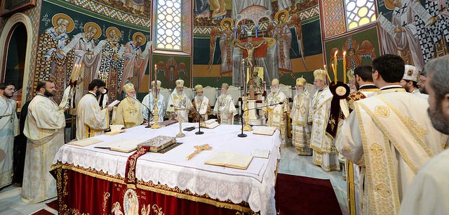 Primates of the Autocephalous Orthodox Churches at the Divine Liturgy on Holy Pentecost